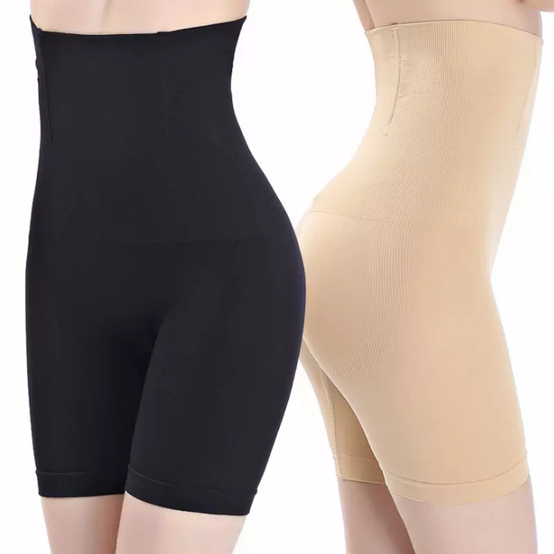 Pantaloni modellanti per la pancia con sollevamento fianchi a vita alta, leggings di sicurezza per modellare la vita da donna, boxer, biancheria intima modellante post-parto_voghion.com