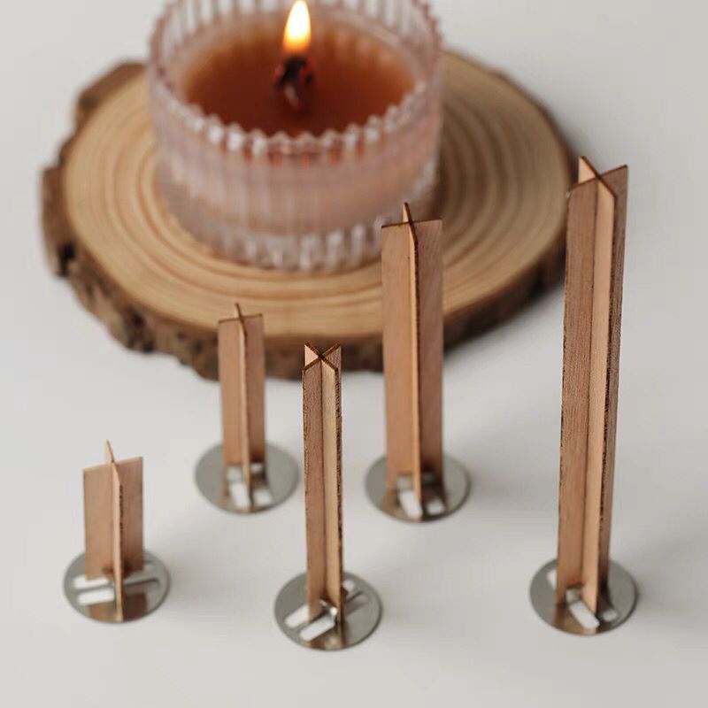 Amazon cross wood core wooden wax core wooden candle wick candle wood chip wooden wax core Cup wax wood core