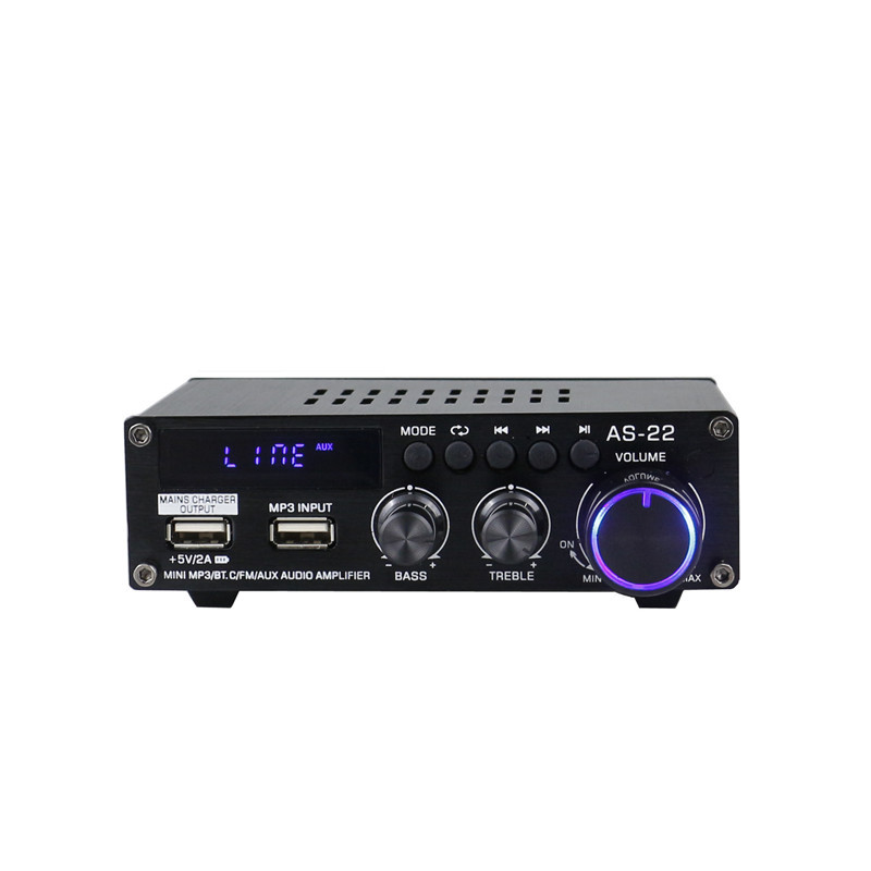 AS-22 power amplifier Bluetooth car home 12V power amplifier Amazon cross-border e-commerce foreign trade hot products