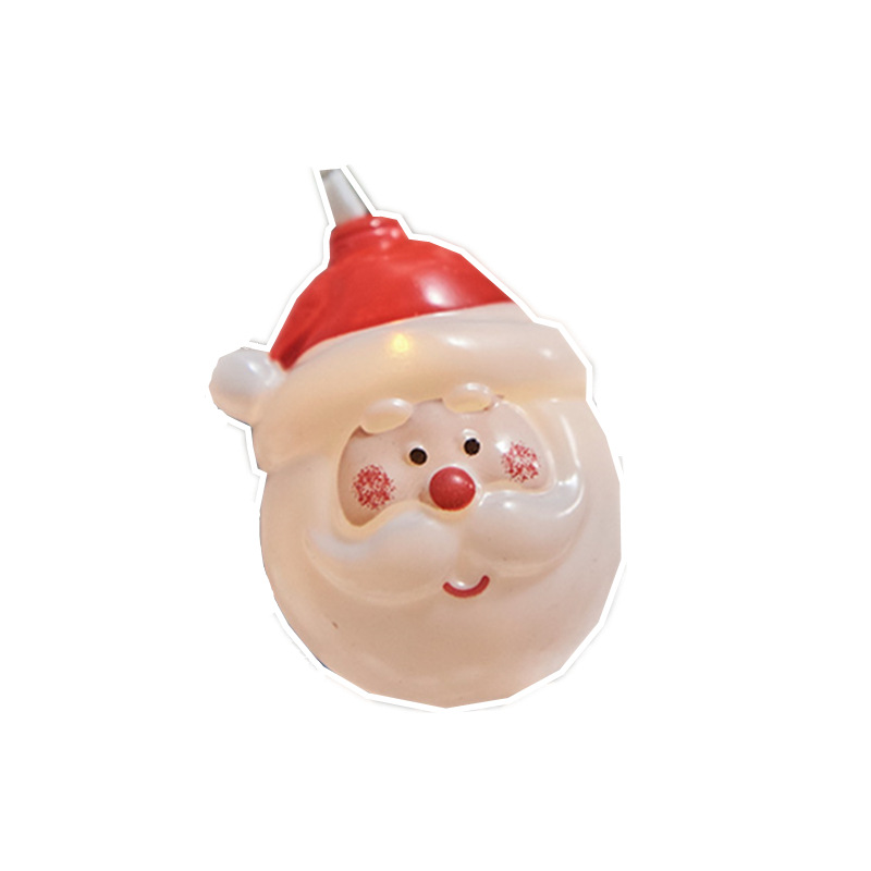 Santa Claus string lights holiday led lights Christmas tree string lights outdoor decoration battery flashing lights small lights cross border