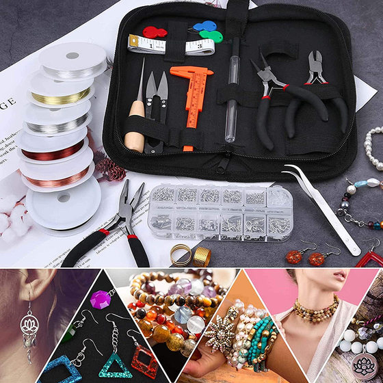 DIY jewelry accessories tool set string jewelry line and jewelry repair and string bead wrapping line Kit