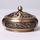 Dragon and Phoenix Chengxiang Carved Flat-bottom Furnace 22 Lid Optional