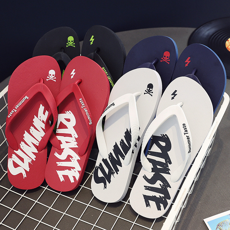 Flip-flops Men External Wear Ins Trendy Summer Men Anti-Slip Home Use Cooling Slippers Vietnam Beach Toe Ring Sandals Wholesale