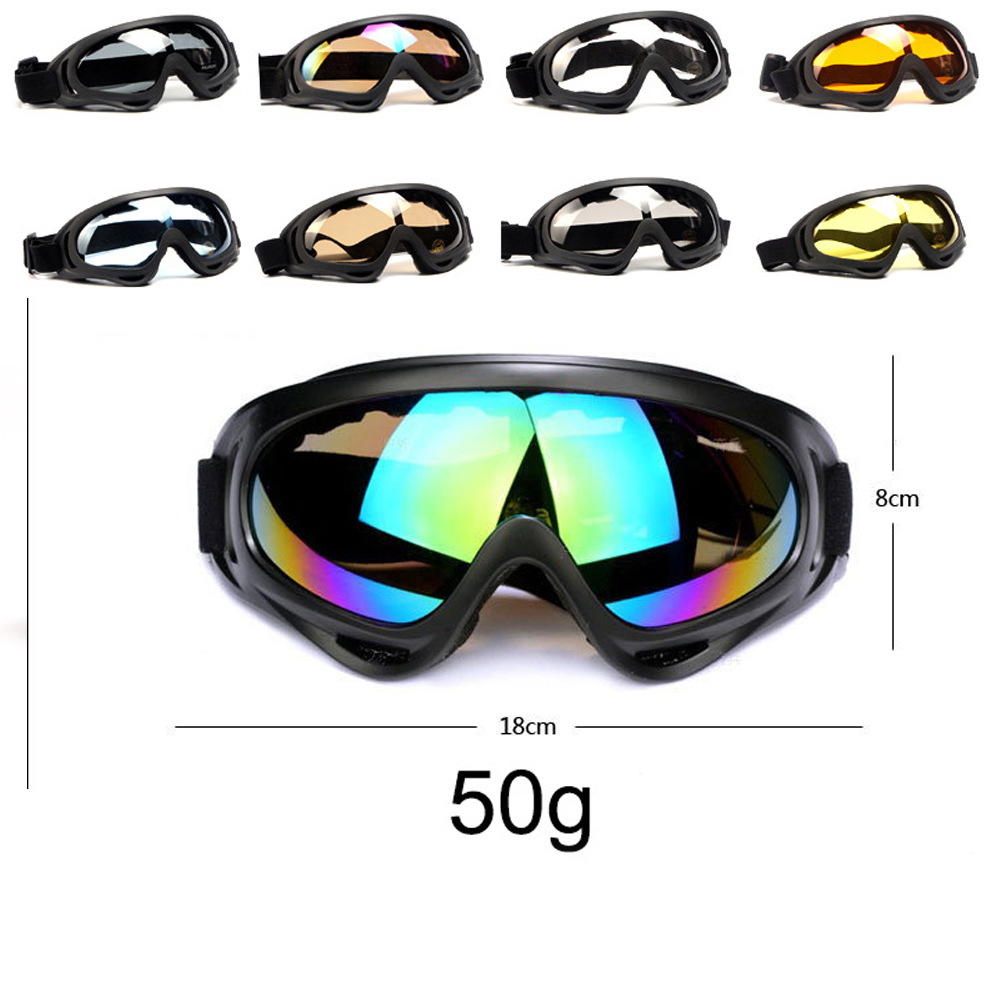 Glasses Colored frame multicolored ski glasses motorcycle goggles labor goggles Adult goggles_voghion.com