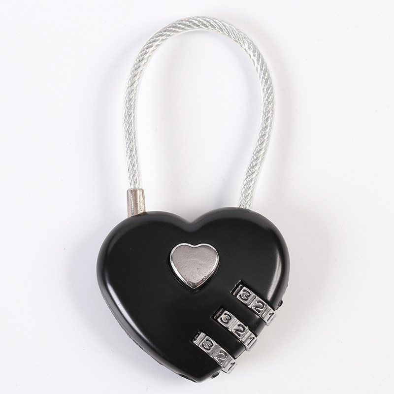 Mini version concentric couple password lock student diary drawer cabinet password lock three password Wire Lock