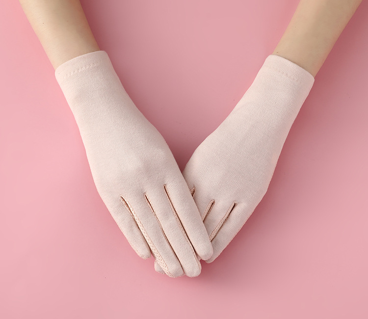 Guanti da guida con protezione solare, estivi, sottili, in cotone, resistenti ai raggi UV, traspiranti, antiscivolo, corti, per equitazione, all'aperto, per donne_voghion.com