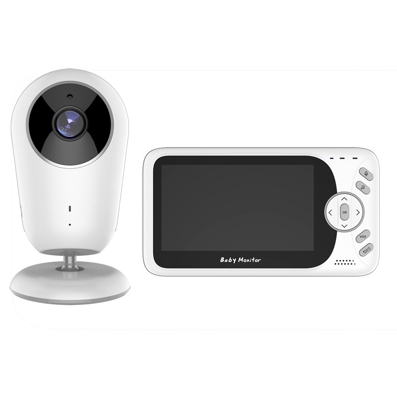 Cross border 4.3 inch wireless baby monitor baby safety monitoring lullaby child safety monitoring set
