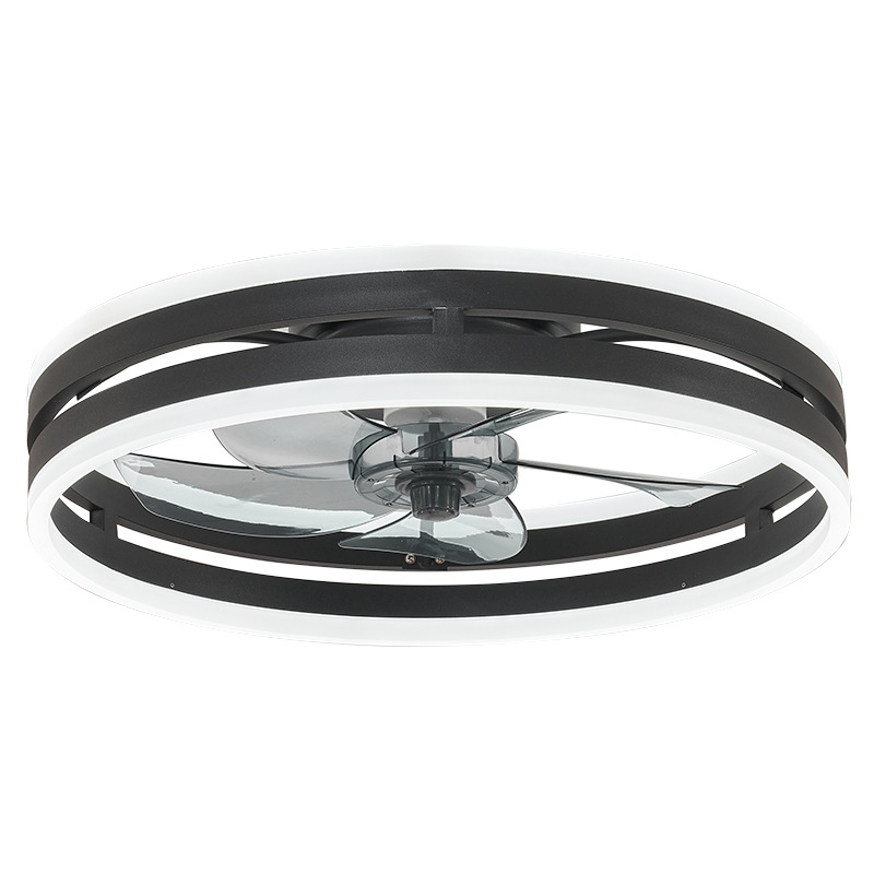 New Nordic Fan Light Ceiling Fan Light Quiet Fan Light Restaurant Bedroom Fan Chandelier Factory Cross-border Exclusive