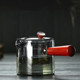 Smoky gray intuitive side handle pot (gift box)