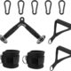 Fitness Equipment accessories gantry V-shaped handle size flying bird rowing high pull rod single and double head rope