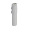 Factory wholesale plastic candle tube strictly selected PP material Milky White tear candle chandelier accessories tear tube in stock