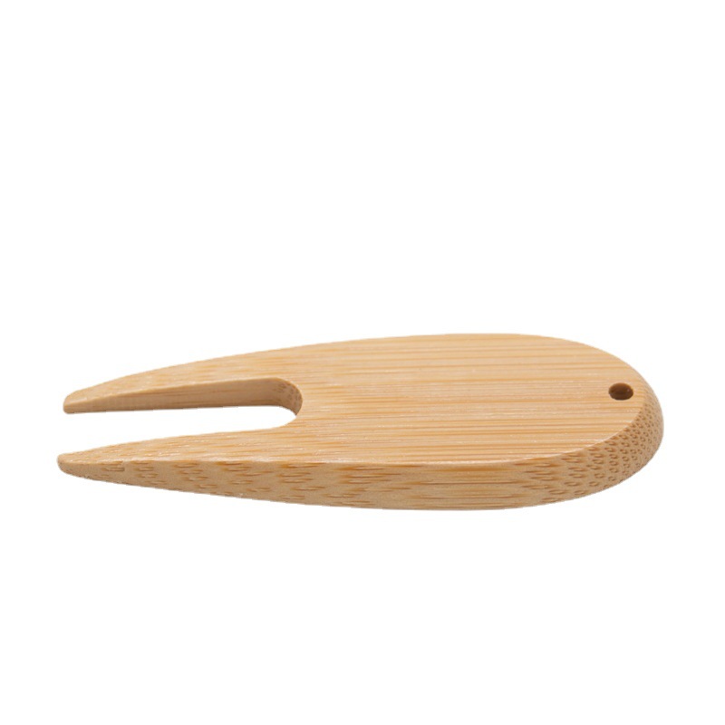 Manufacturers supply golf green fork bamboo fork bamboo golf fork golf outdoor accessories