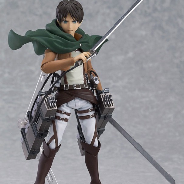Figma207アレン进撃巨人イェーガー213兵长203三笠可动フィギュア置物|undefined