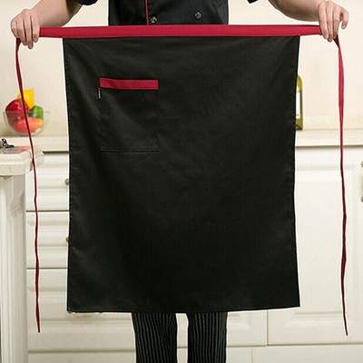 Chef Apron Back Kitchen Kitchen Chef Half-length Men's Hotel Restaurant Back Kitchen Short Work Clothes Thick Apron