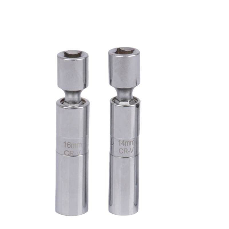 Magnetic universal spark plug socket wrench 14mm16mm automobile spark plug ultra-thin motorcycle disassembly tool