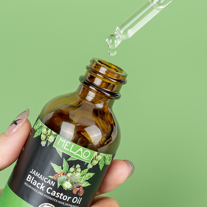 Cross-border massage essential oil hair care organic cold pressing castor oil massage base oil 60ml wholesale in stock
