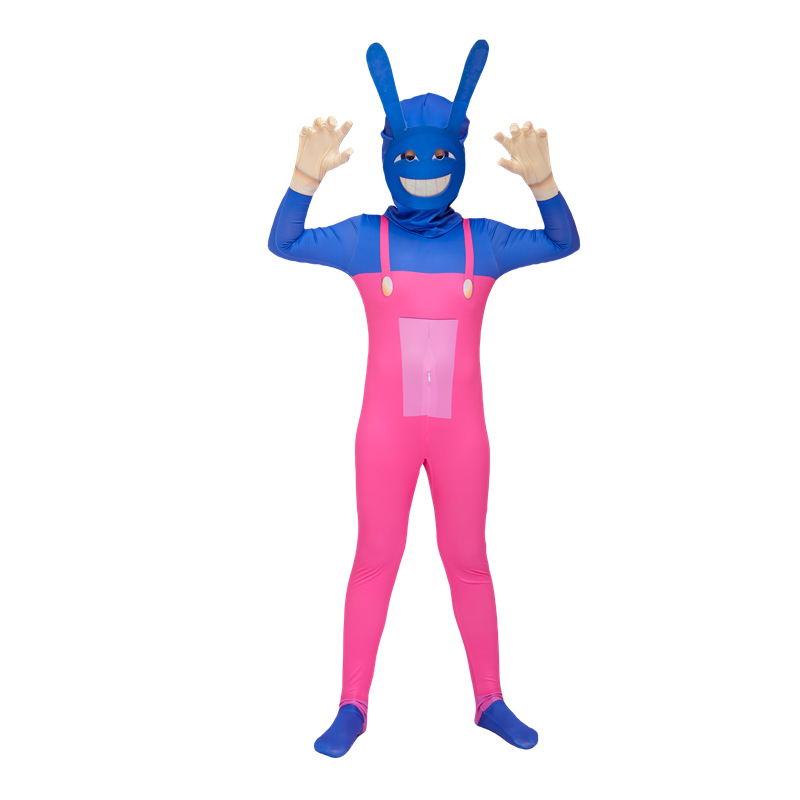 Cross-border new magic digital circus cosplay jumpsuit performance jumpsuit pamny clown cos suit