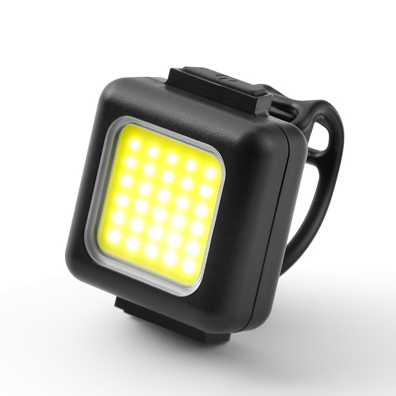 2023 Summer new mini cycling light plastic shell portable night light bicycle light outdoor light