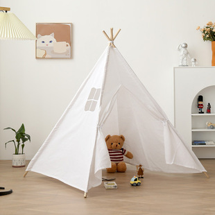 Children's hand-painted tent painting diy graffiti handmade outdoor activities baby painting Game House triangle tent