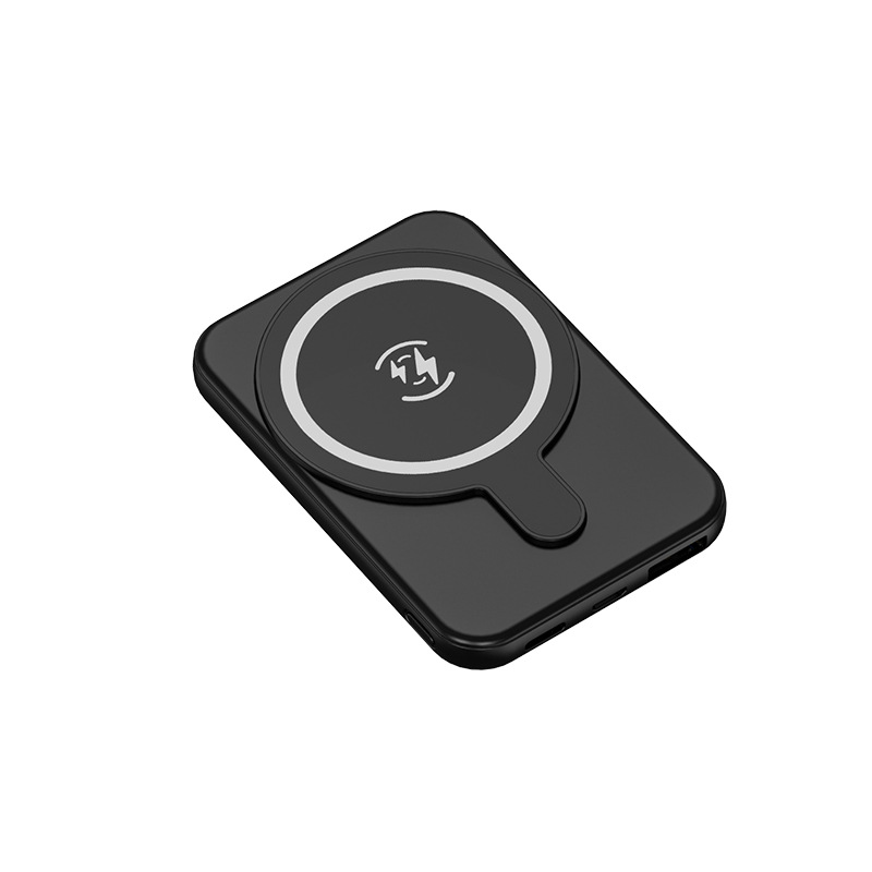 Wholesale mini 5000 mA Magsafe magnetic wireless power bank small portable gift mobile power
