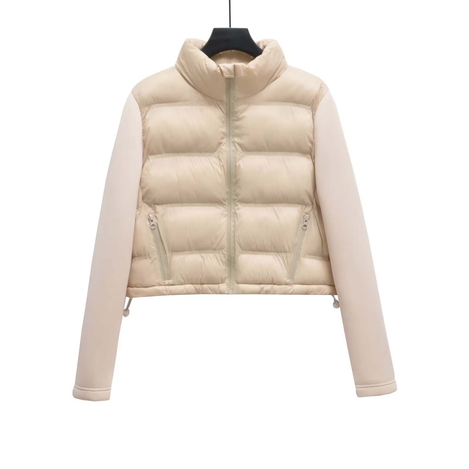 Fall 2023 new women's clothing urban casual sleeve stitching cotton coat