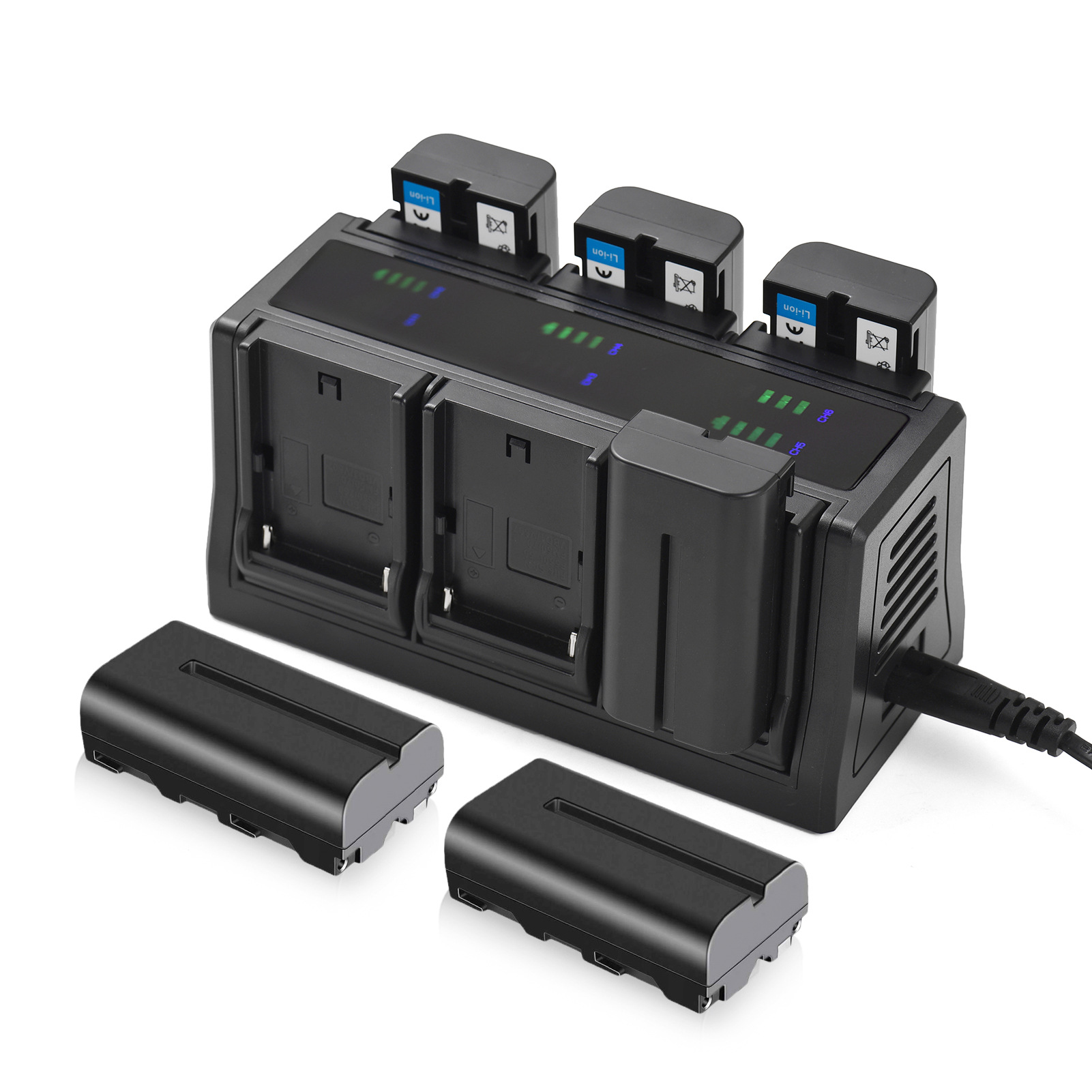 Suitable for Nikon canon Sony dual charge three charge four charge six charge camera battery charger, etc.