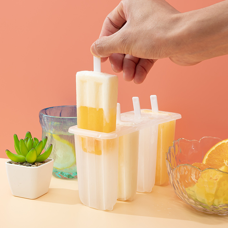 Creative Old Popsicle Ice Cream Mold diy Household Popsicle Ice Cream Ice Cream Chilling Children's Ice Box with Lid