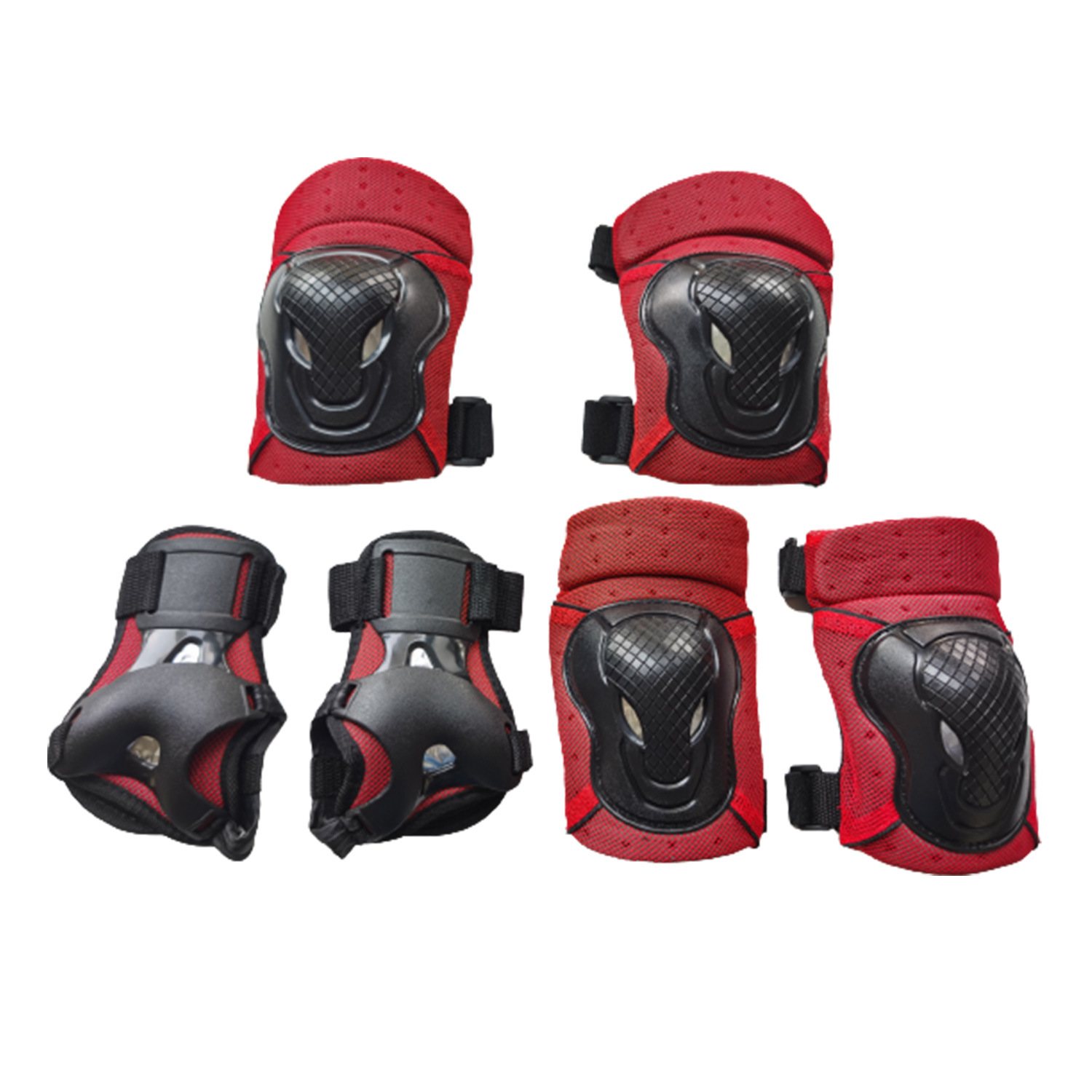 Cross-border Wholesale Adult Skateboard Protectors Full Set of Equipment Knee Protectors Elbow Protectors Hand Protectors Thickened Skating Protectors