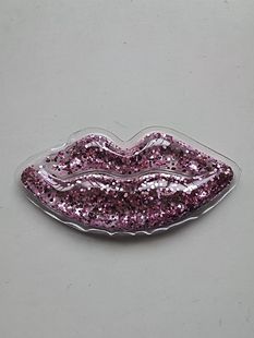 Large 12cm with mouth slit mouth mouth mouth shape health care cold and hot compress gel with flash ice bag