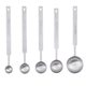 Cross-border stainless steel multi-size measuring spoon suit coffee bean measuring spoon scale milk powder measuring spoon coffee measuring spoon