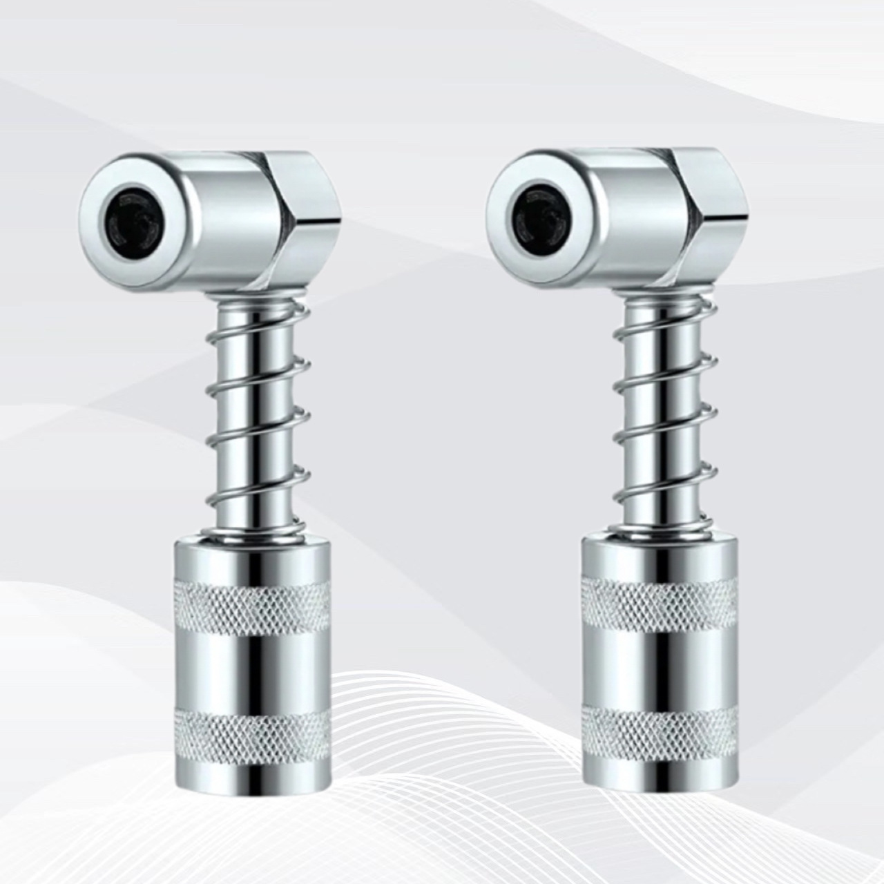 90 degree grease nozzle grease gun lubrication tool accessories grease coupler connector 2 assembled large sleeve
