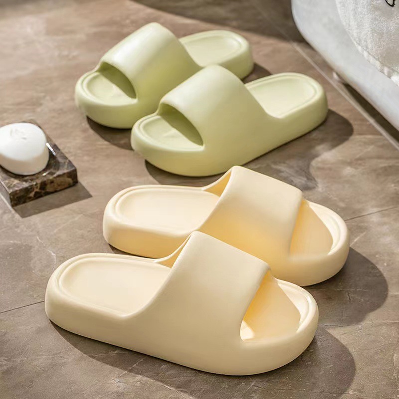 Slip-on Slippers Women's Summer Indoor Home Bathroom Bath Non-slip Outer Wear High-end Home Slippers Wholesale