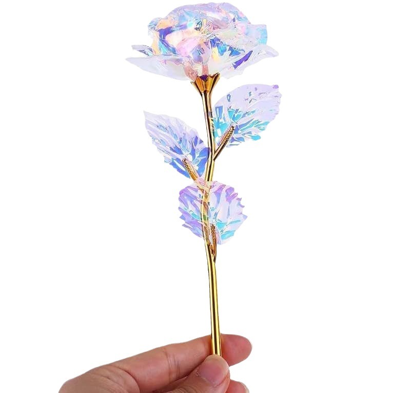 24k金箔花バラ花カーネーションバレンタインフェスティバル母の日妻ガールフレンド诞生日発光バラ|undefined