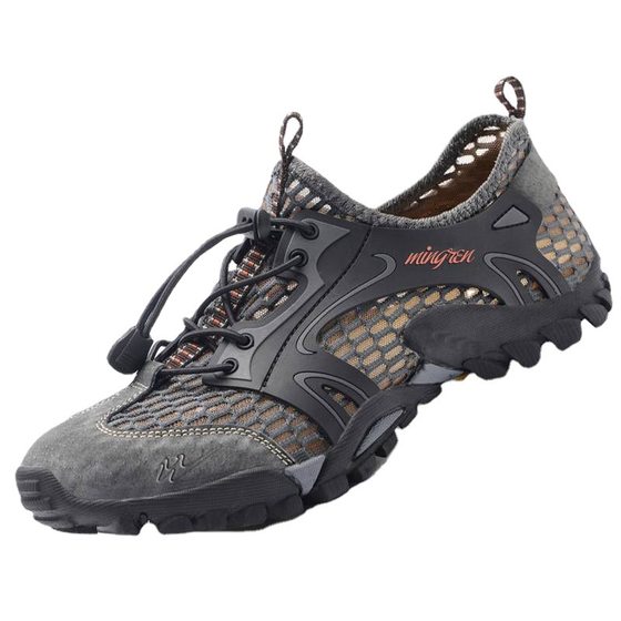Wading Shoes Men's Summer Mesh Men's Shoes Breathable Mesh Hiking Shoes Outdoor Hiking Shoes Casual Shoes