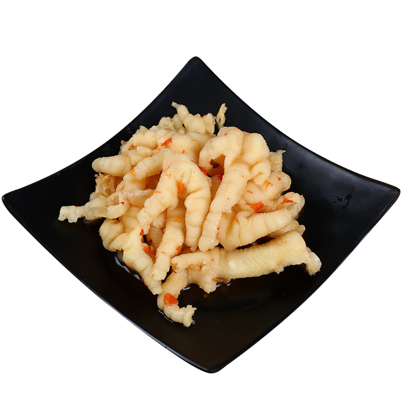 Crazy sour and spicy boneless chicken feet instant food boneless chicken feet Internet Celebrity Snack boneless chicken feet 200g factory direct supply