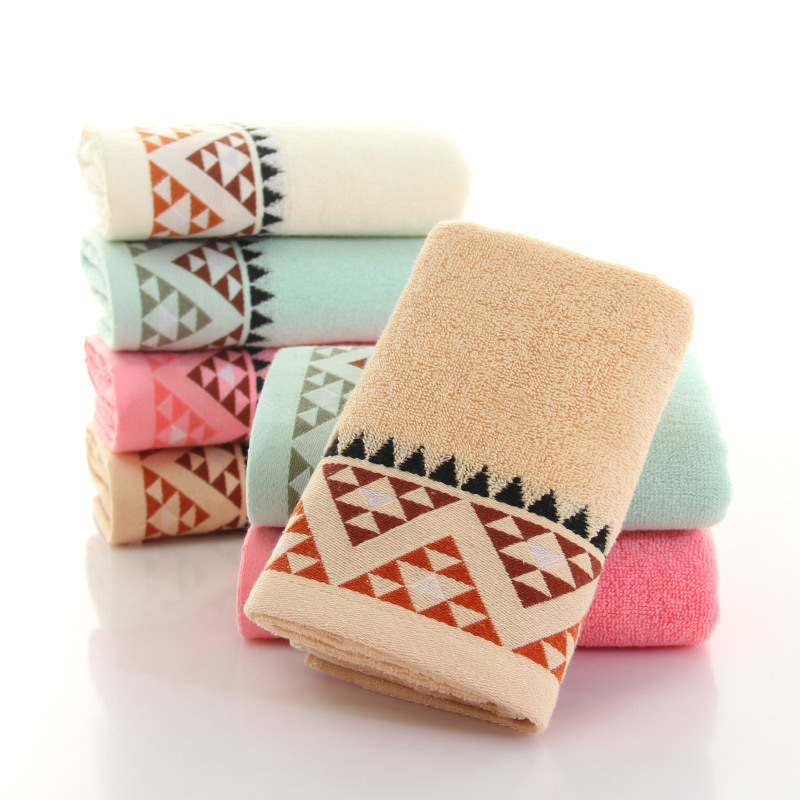 Gaoyang factory wholesale 32-strand cotton triangle towel Hotel Hotel Hotel gift towel thickened soft absorbent
