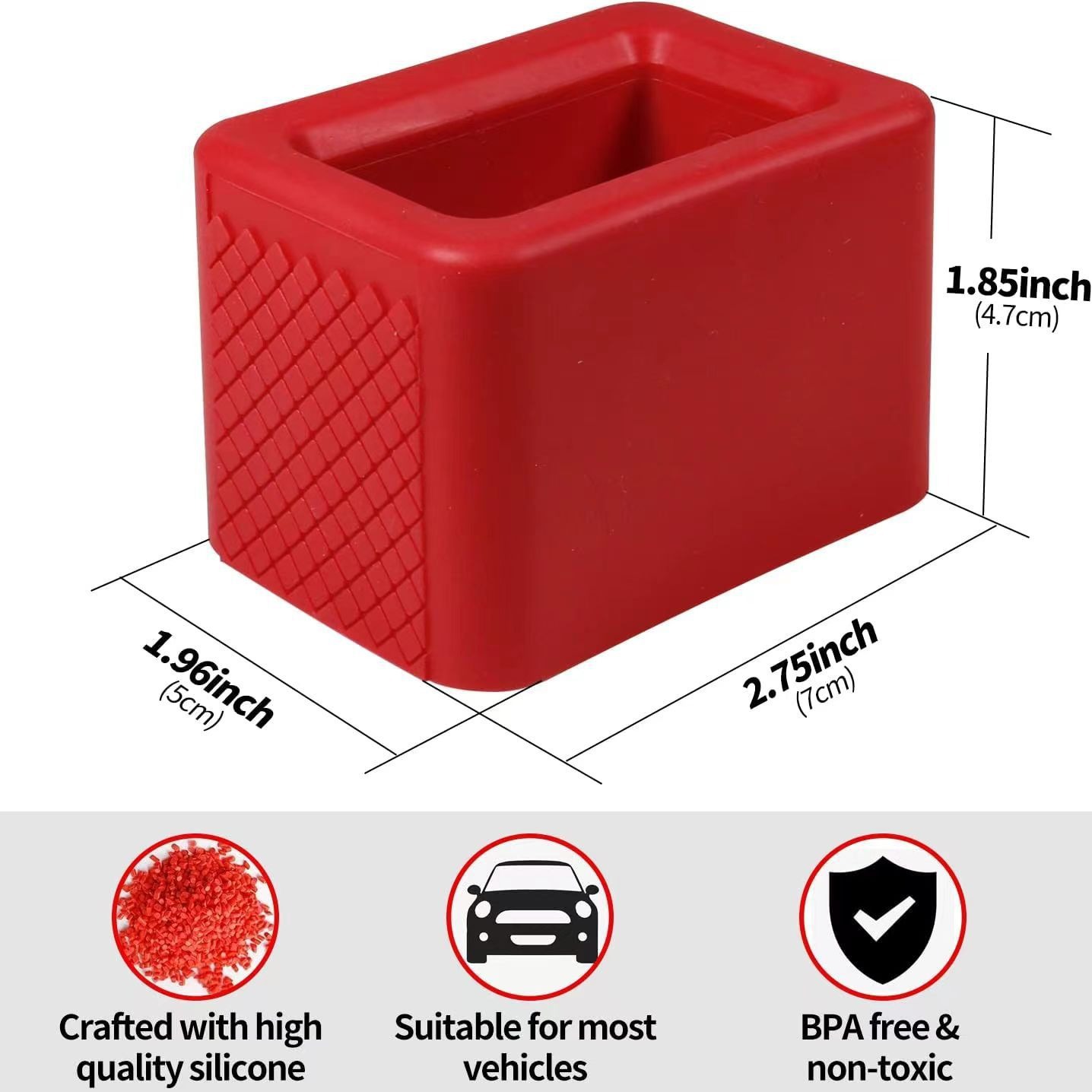 seat belt holder car safety silicone buckle protective sleeve lock buckle upright card slot bracket holder