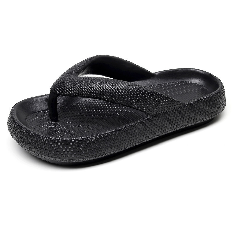 Factory wholesale new flip-flops non-slip casual flat soft bottom bathroom couple wear slip-on slippers summer