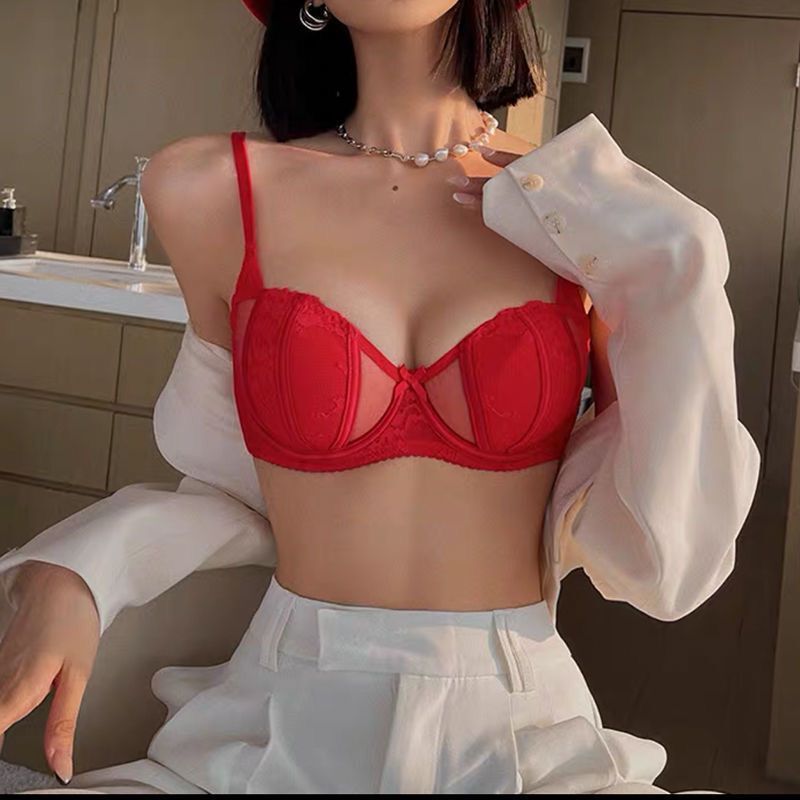  foreign trade new style French underwear summer ultra-thin lace sexy bra set ladies bra wholesale