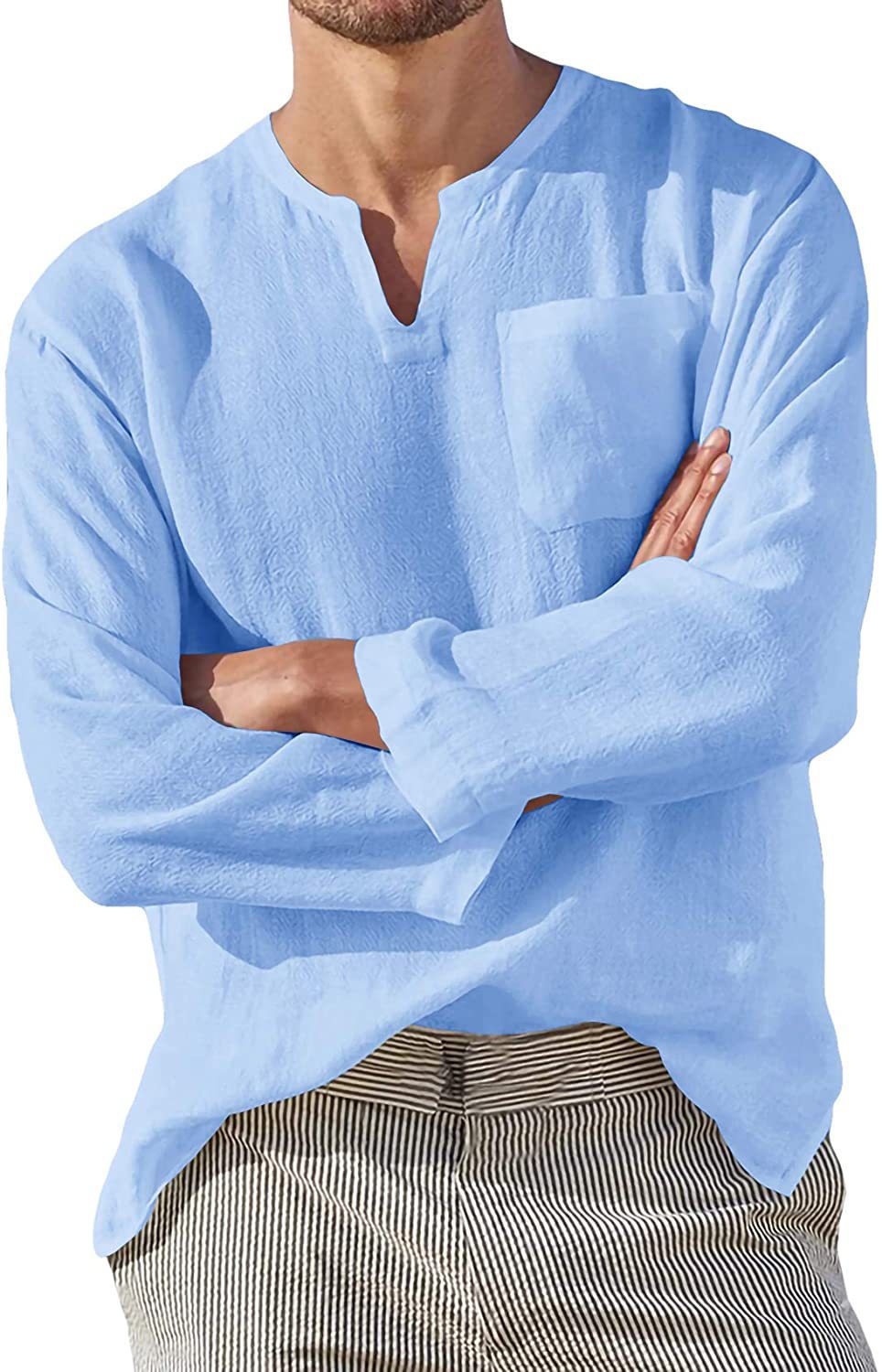 Amazon Foreign Trade 2024 Summer New V-neck Shirt Women's Solid Color Casual All-match European and American Short-sleeved Pullover Shirt