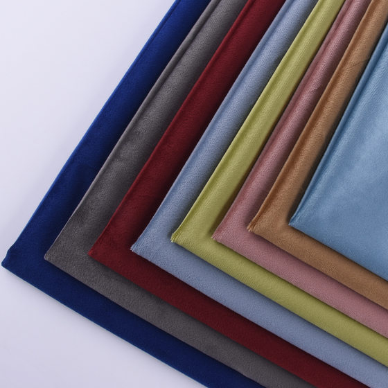 in stock supply lisi velvet dutch velvet polyester ultra-fine warp knit velvet sofa pillow corset pocket fabric