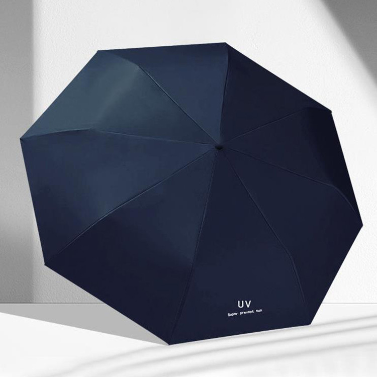 New fashion full UV Daisy vinyl automatic umbrella three-fold folding business automatic umbrella self-opening umbrella