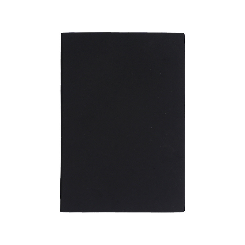 In stock A5 soft leather notebook wholesale business office meeting recording book thickened blank notepad printable logo