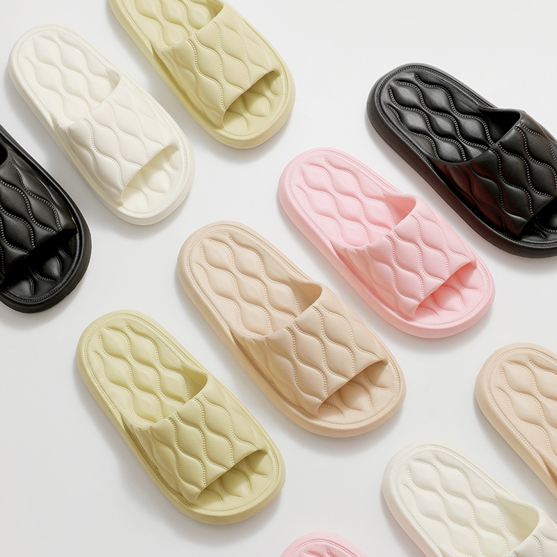 New EVA Home Sandals and Slippers Men's Summer Bathroom Bathing Non-slip Thick Bottom Indoor Home Shit Feeling Sandals for Women