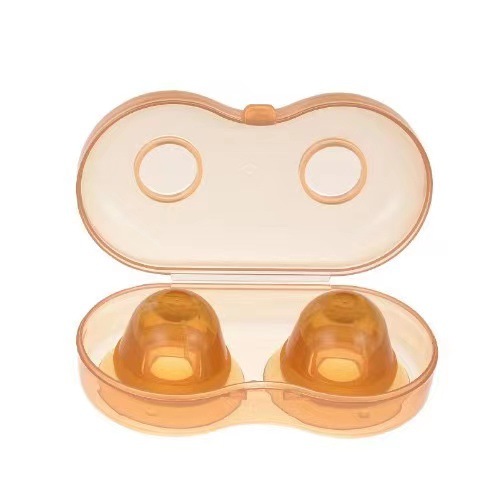 Full silicone nipple corrector a pair of flat hollow corrector for pregnant women with box