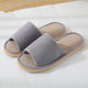2025 new corduroy men's and women's four seasons linen slippers hotel beauty salon health center special sandals wholesale