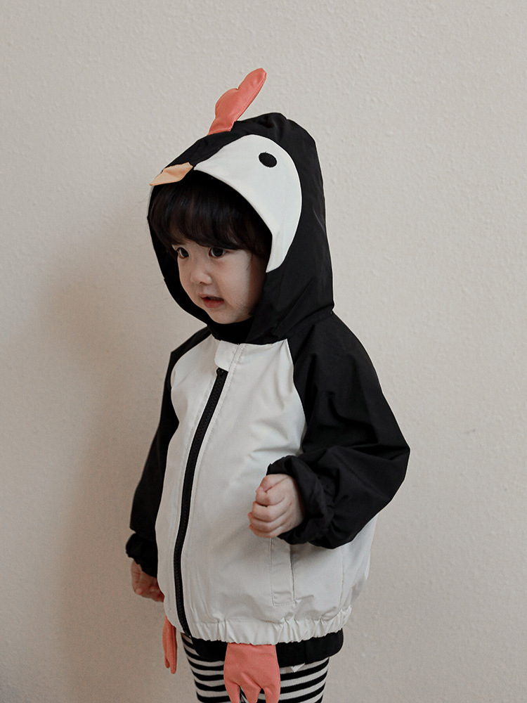 Wurib Girl Spring Autumn Winter New Children's Warm Jacket Baby Cartoon Top Casual Thickened Jacket