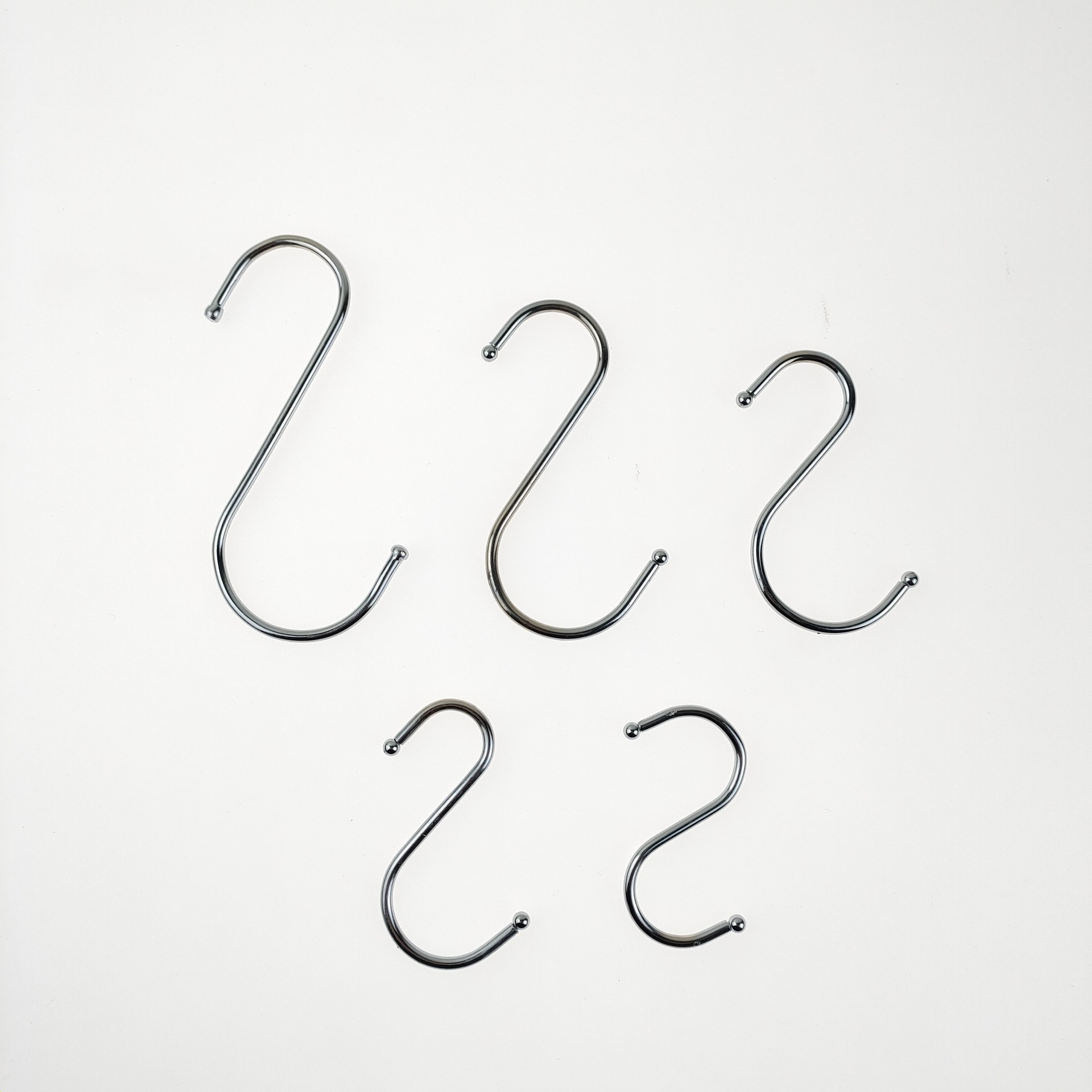 Multi-specification Stainless Steel Kitchen Clothes S Hook Metal Hook Sausage Hook Household Multifunctional Metal Hook