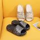 Cartoon couple coconut slippers women's outer wear thick bottom beach slippers summer yeezy slippers men