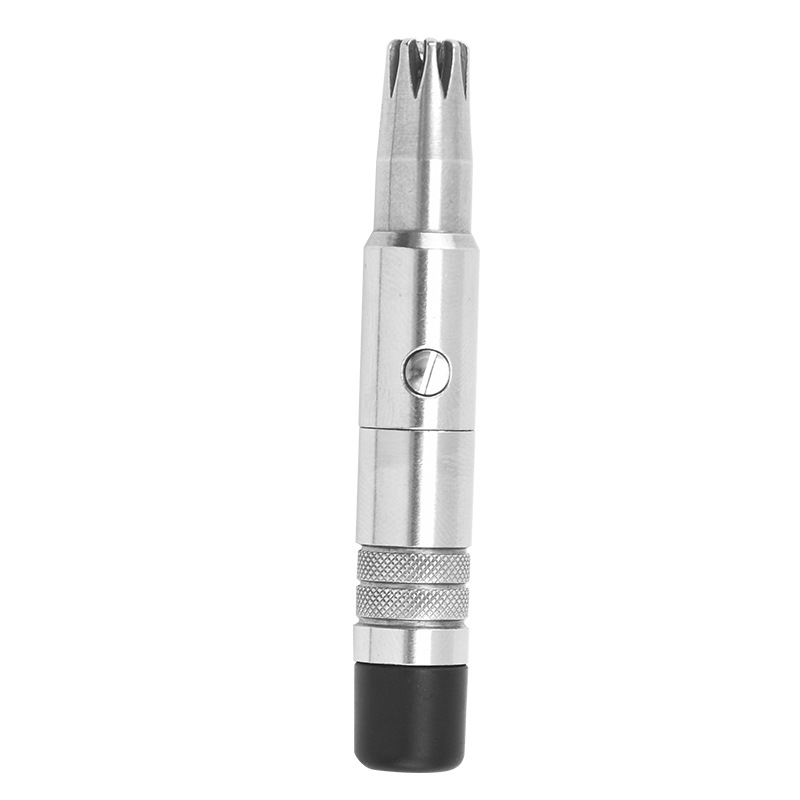 Stainless steel long nose hair trimmer non-electric manual comfortable compact portable nose hair shaving tool washable